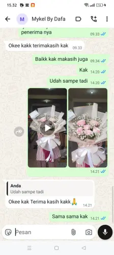 Testimonial Buket Bunga gading serpong