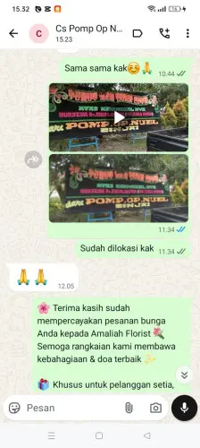 Testimonial Papan Bunga gading serpong